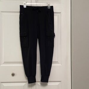 All In Motion Black Lightweight Joggers Small Short Length